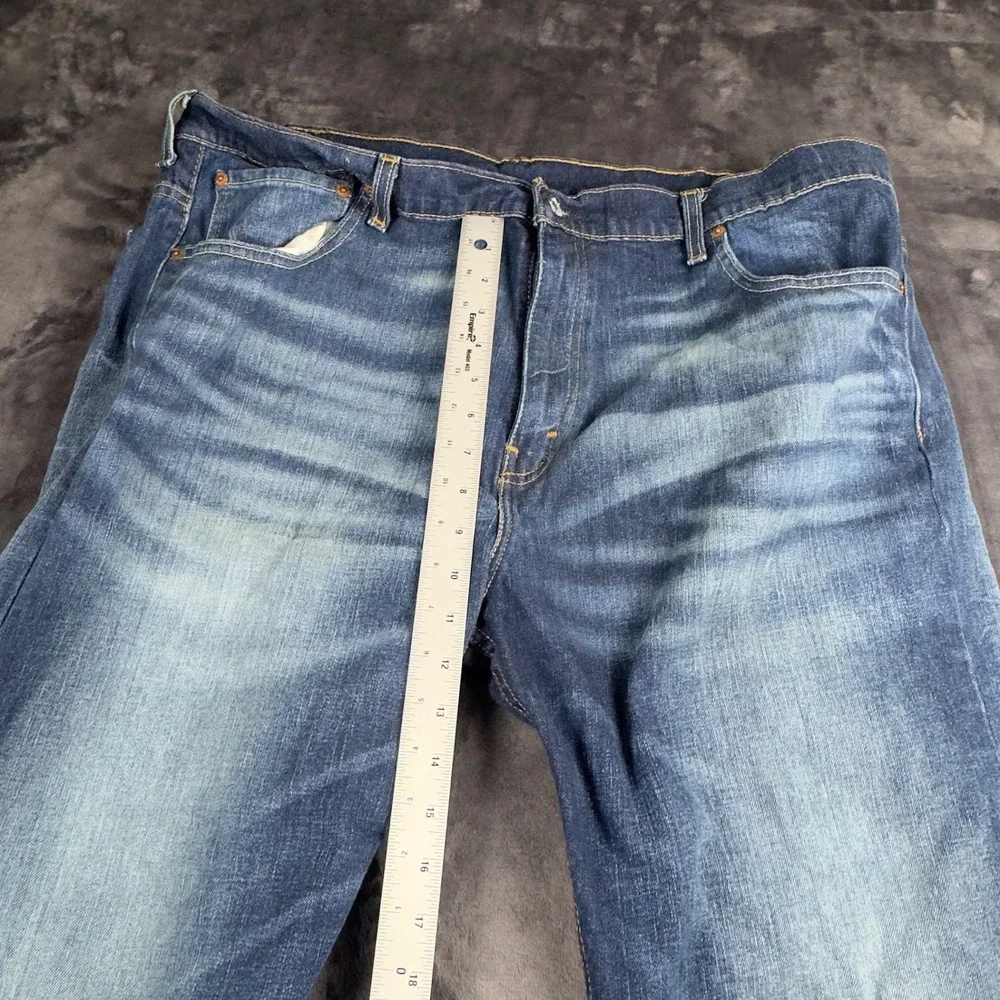 Levi's 569 Loose Straight Jeans Mens 40x32 Blue Medium Wash Denim